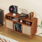 Large Record Player Stand - 48.42D x 15.74W x 29.52H