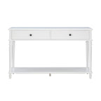 Jowin White Wood Console Table