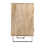 Dayton 72-inch Mid-Century Modern Sideboard In Channeled Mango Wood