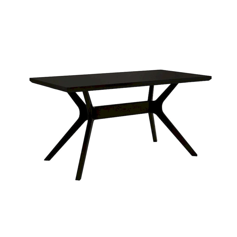Plank and Beam Verso Cross Leg Rectangular Dining Table - 60