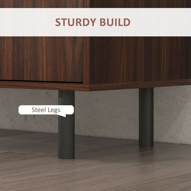 Sideboard with 2 Cupboards, 3 Drawers and Adjustable Shelves