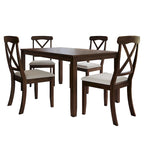 CraftPorch Farmhouse Style 5-piece Wooden Dining Set