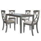 CraftPorch Farmhouse Style 5-piece Wooden Dining Set