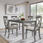 CraftPorch Farmhouse Style 5-piece Wooden Dining Set