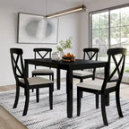 CraftPorch Farmhouse Style 5-piece Wooden Dining Set