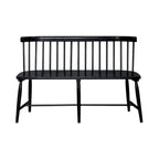 Capeside Cottage White and Black 6 Piece Rectangular Table Set