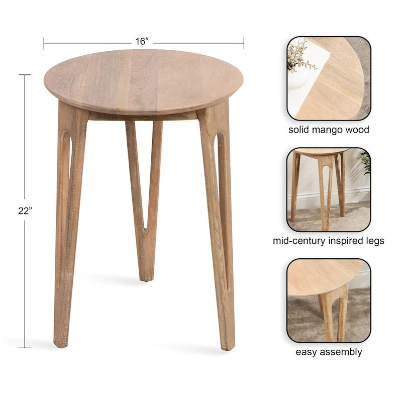 Kate and Laurel Kershaw Round Side Table