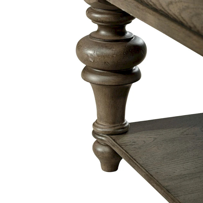 Americana Farmhouse Dusty Taupe 3 Piece Cocktail Table Set