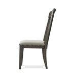 Grant Nailhead Trim Upholstered Dining Chairs,Set of 2,for Breakfast Nook,Kitchen,Living Room
