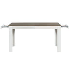 7 PCS Wooden Dining Table Set for 6 with Extendable Table