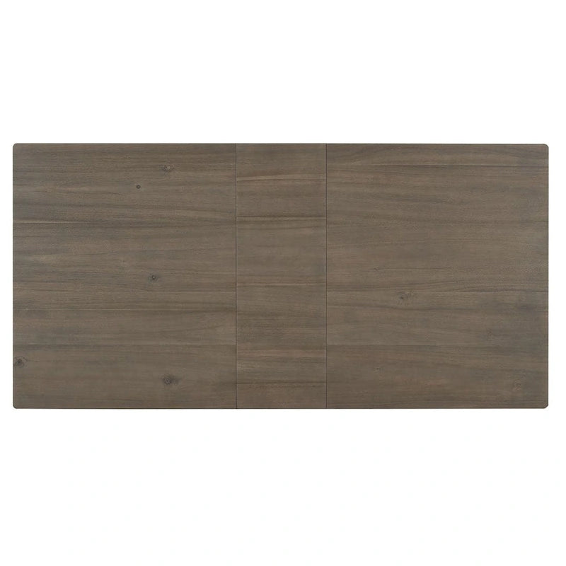 7 PCS Wooden Dining Table Set for 6 with Extendable Table