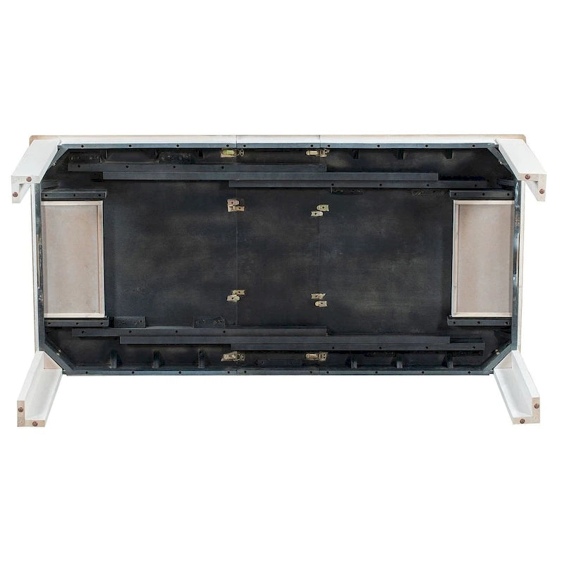 7 PCS Wooden Dining Table Set for 6 with Extendable Table