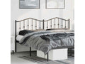 Black metal headboard 193 cm 17566SDXA