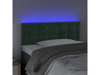 Dark Green LED Headboard 90x5x78/88 cm Velvet 48294EFAI
