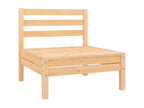 6-piece garden furniture set, solid pine wood, 37 94080HJDJ