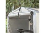 Artvivrestore KLS11-L Garden Shed Multifunctional Storage Tent for Bicycles, Outdoor Use, Silver Color, 159x219x165 cm, 75268AWPX