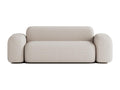 Max Contemporary 2-Seater Straight Sofa in Beige Fabric 73210WVLT