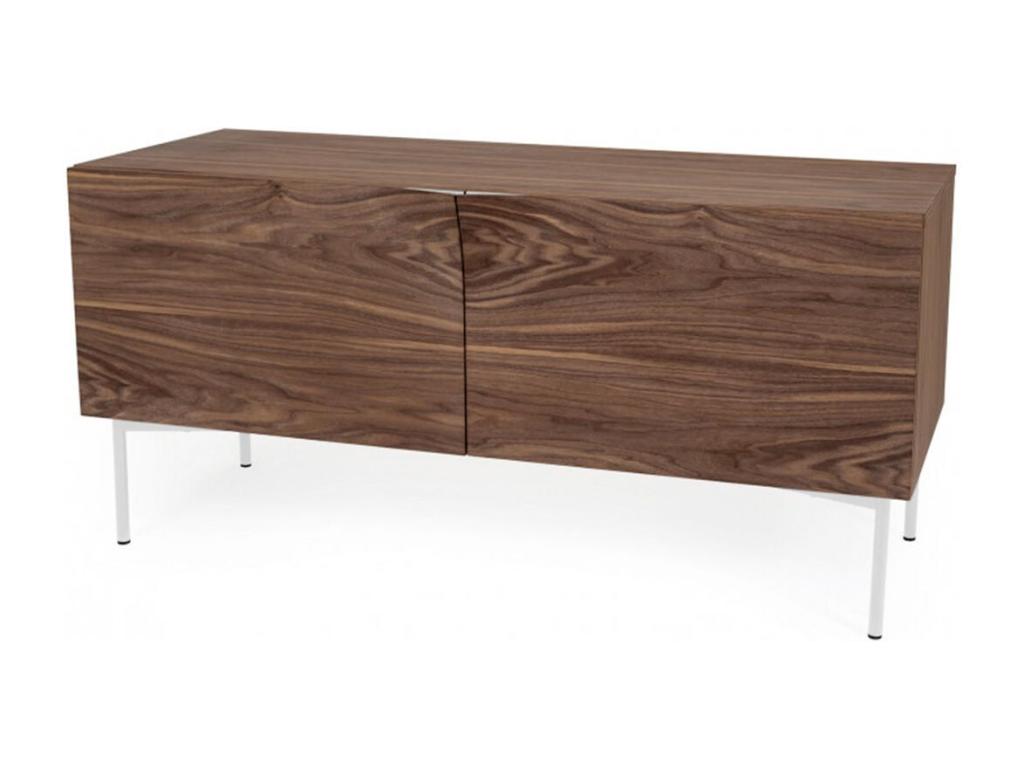 2-Door/2-Tier Buffet, 120cm Deep, Walnut Finish, 61695CPZH