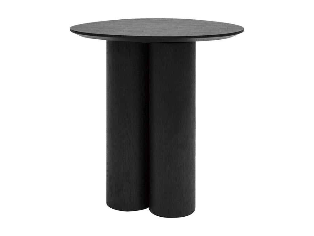 Black wood design side table L44 cm Artvivrestore 89564AVZK