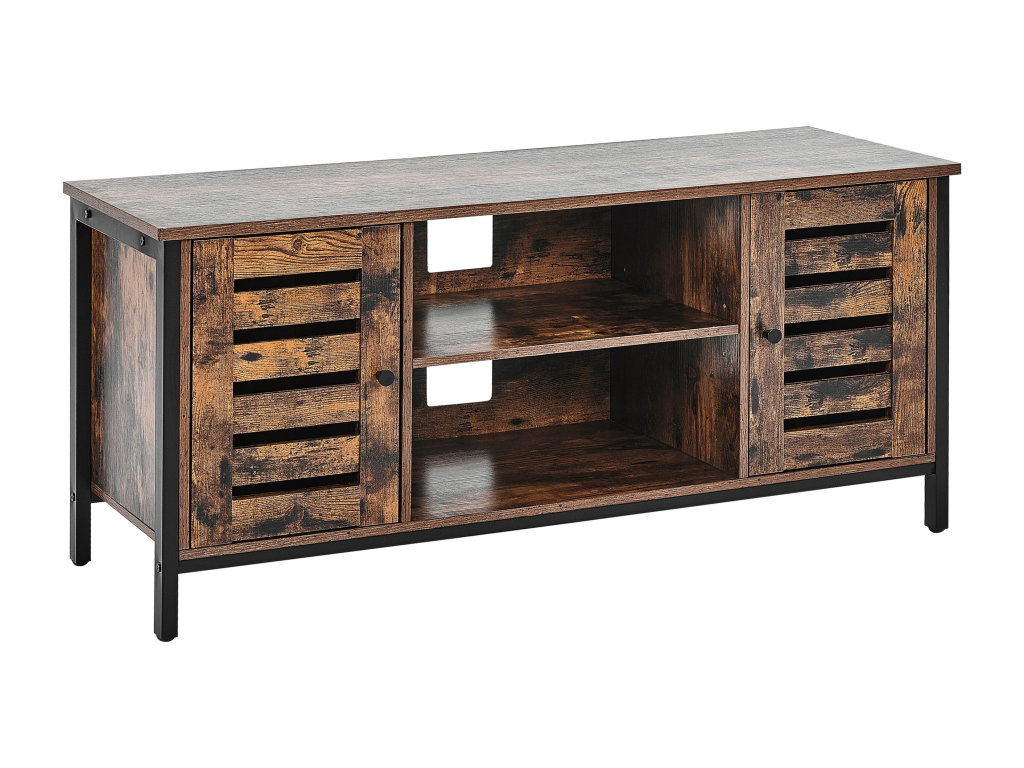 Maisonpuretop TV Stand, Dark Brown, 15364KFKG