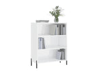 High-gloss white shelving unit 69.5x32.5x90 cm 75618WEAZ