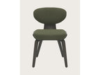 Artvivrestore - Green fabric chair with wooden legs 73253OLVL