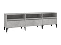Concrete grey TV stand 150x30x44.5 cm engineered wood 61231ORSA