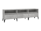 Concrete grey TV stand 150x30x44.5 cm engineered wood 61231ORSA