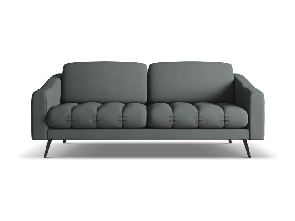 Artvivrestore 3-seater fabric sofa - graphite - Artvivrestore 72066FREW