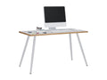 Calmetop Desk, Computer Table, Scandinavian Retro Look, 110x50 cm, White / White 43319GNLT