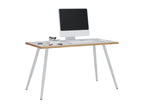 Calmetop Desk, Computer Table, Scandinavian Retro Look, 110x50 cm, White / White 43319GNLT