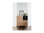 High Buffet with 2 Doors and 2 Shelves, 80 cm Wide - Maisonpuretop 31094VUAC