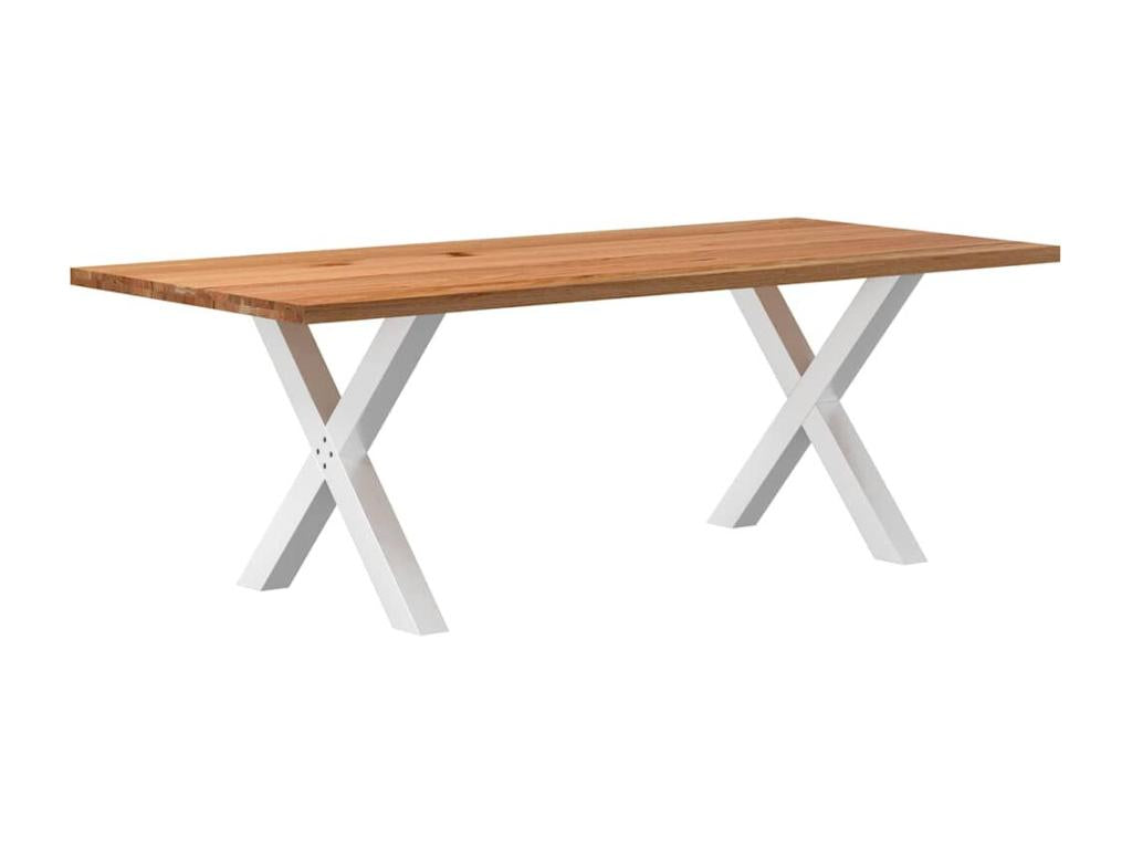 Light brown rectangular solid oak dining table 41449DWZJ