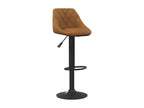Bar stools, 2 pcs, Brown Velvet, 10, 75068ESQO