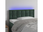 Dark Green LED Headboard 90x5x78/88 cm Velvet 48294EFAI