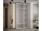 Artvivrestore 8 Sliding Door Wardrobe 235.2/140/60 2 Doors White/White/Gold 26420NRXE