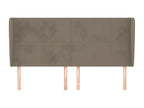Headboard with wings Maisonpuretop 163x23x118/128 cm Fabric 29982ANPU