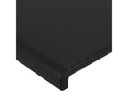 2-Piece Headboard Set, Black, 80x5x78/88 cm, Faux Leather, 51963NMUV