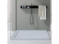 Grey 7035 Smooth Finish Shower Tray Artvivrestore SMART with Color Grid - 100x70 cm 03442EOSA