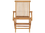 Garden chairs, set of 8, solid teak wood, 77110JOYR