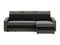 Corner sofa with universal sleeping function, Seite Grey Black 61737BIGD
