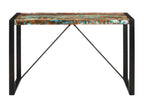 Dining table 120x55x76 cm solid reclaimed wood 26387UHVW
