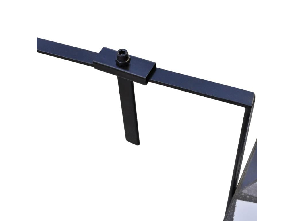 Black and white mosaic hanging balcony table 91141QXYR