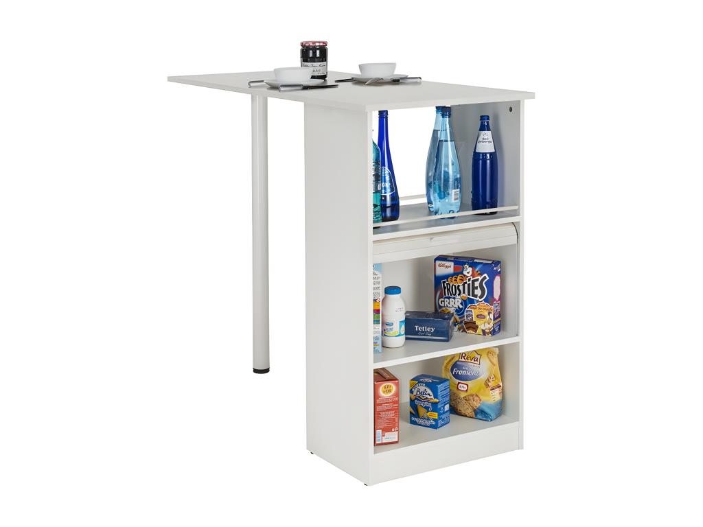 White kitchen counter table - Artvivrestore 29776NWOZ