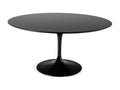 Round Tulip Table - Matte Black Top - Diameter 60 cm - Matte Black Base 35793VQCQ