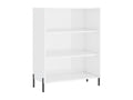 High-gloss white shelving unit 69.5x32.5x90 cm 75618WEAZ