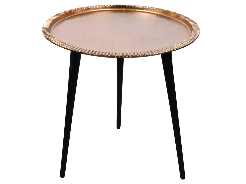 Side table 61 cm Chiselled gold 51665JHGG